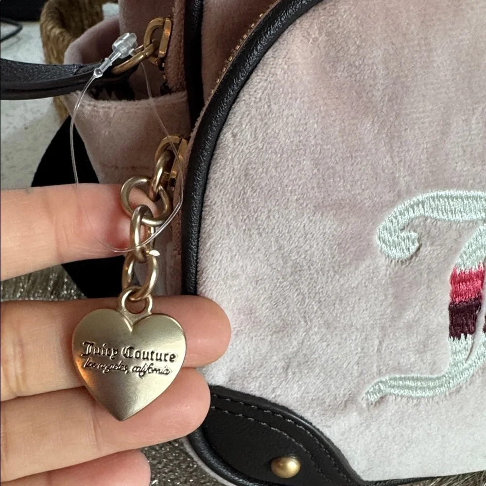 💗Juicy Couture Retro Vibe Velvet Backpack
